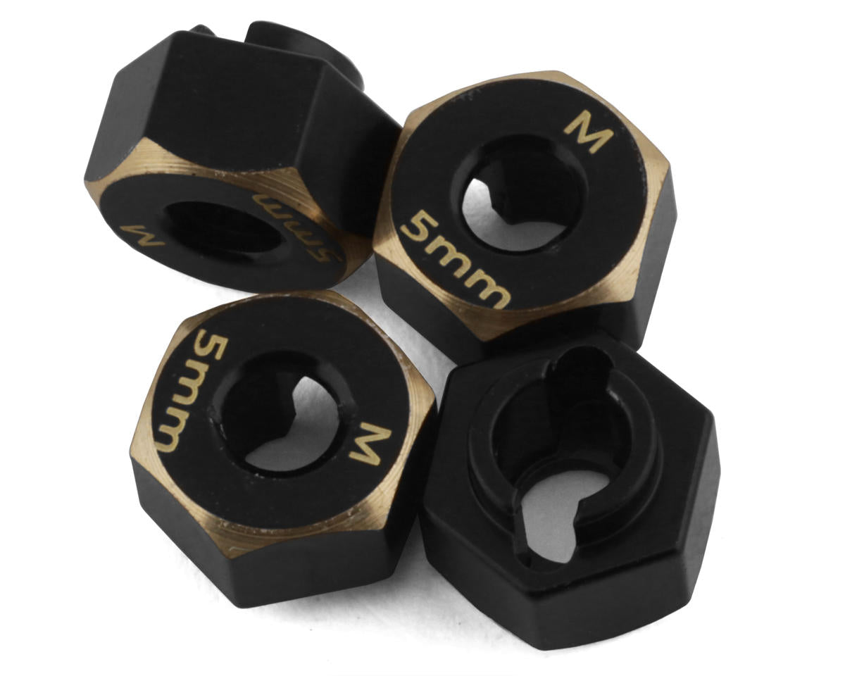 Samix TRX-4M Brass Hex Adapter - - AMain Distributing