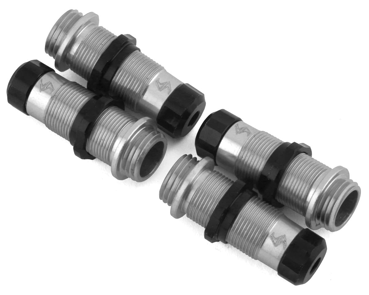Samix TRX-4M Aluminum Shock Body Full Set (Silver) (4) - - AMain Distributing