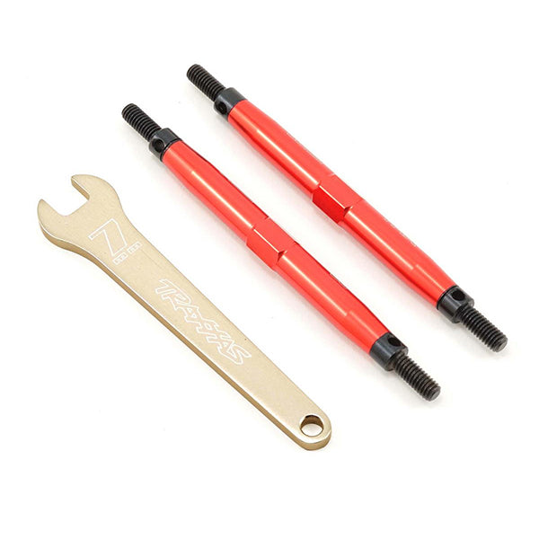 Traxxas 88mm Aluminum Front/Rear Toe Link Set (Red) (2) (Slayer Pro) - - Traxxas