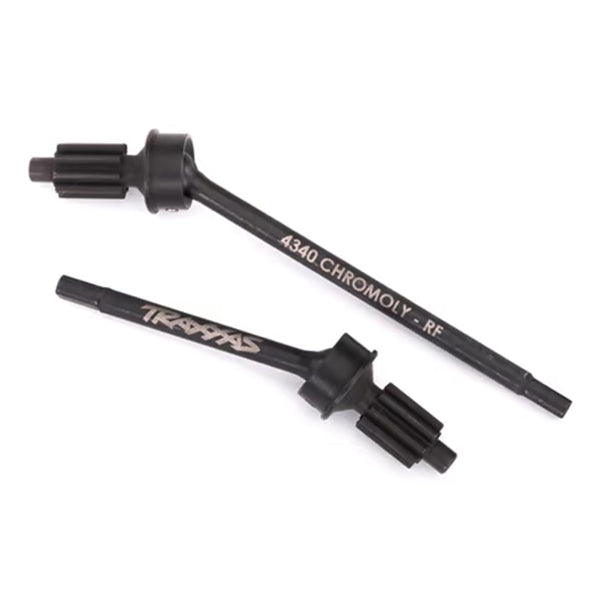 Traxxas TRX-4 Front Heavy Duty Machined Axle Shafts w/Input Gear (2) - - Traxxas