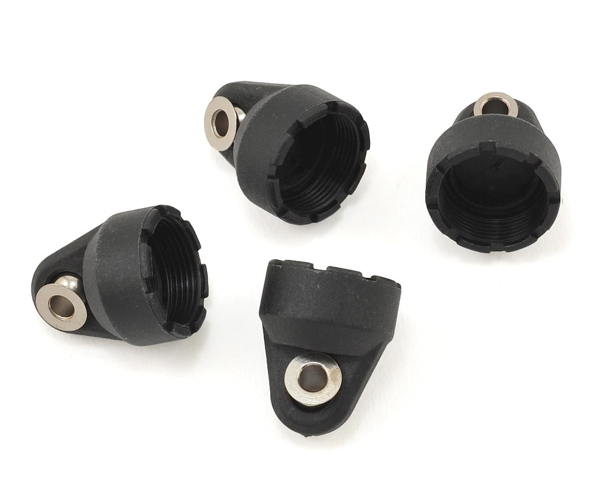 Traxxas 4-Tec 2.0 Shock Caps (Black) (4) - Parts - Traxxas