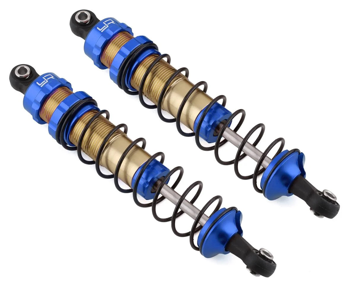 Yeah Racing Traxxas Slash/Stampede/Bandit Aluminum Big Bore Shocks (Blue) (2) - Parts - AMain Distributing