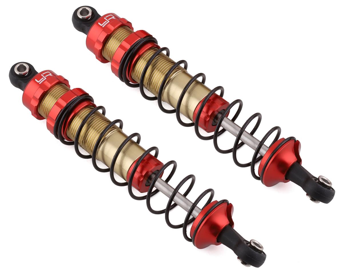 Yeah Racing Traxxas Slash/Stampede/Bandit Aluminum Big Bore Shocks (Red) (2) - - AMain Distributing