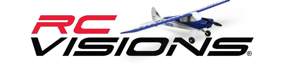 This is our RC VISIONS logo designed with the HobbyZone Sport Cub S 2 RTF with SAFE (HBZ44000).