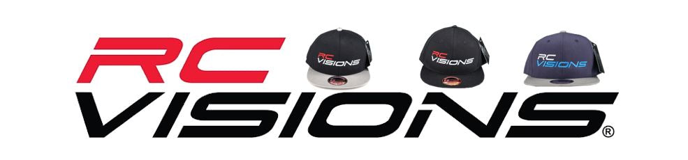 This is our RC VISIONS logo made with our very own RC VISIONS hats.