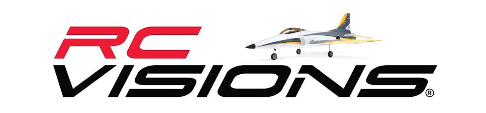 This is RC VISIONS logo designed with Habu SS (Super Sport) 70mm EDF Jet BNF Basic with SAFE Select and AS3X (EFL0950)