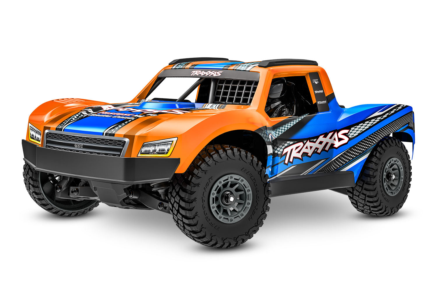 Traxxas Mini Slash® Brushless 1/16 4WD RTR Short Course Truck w/TQ™ 2.4Ghz Radio, Battery -  - Traxxas