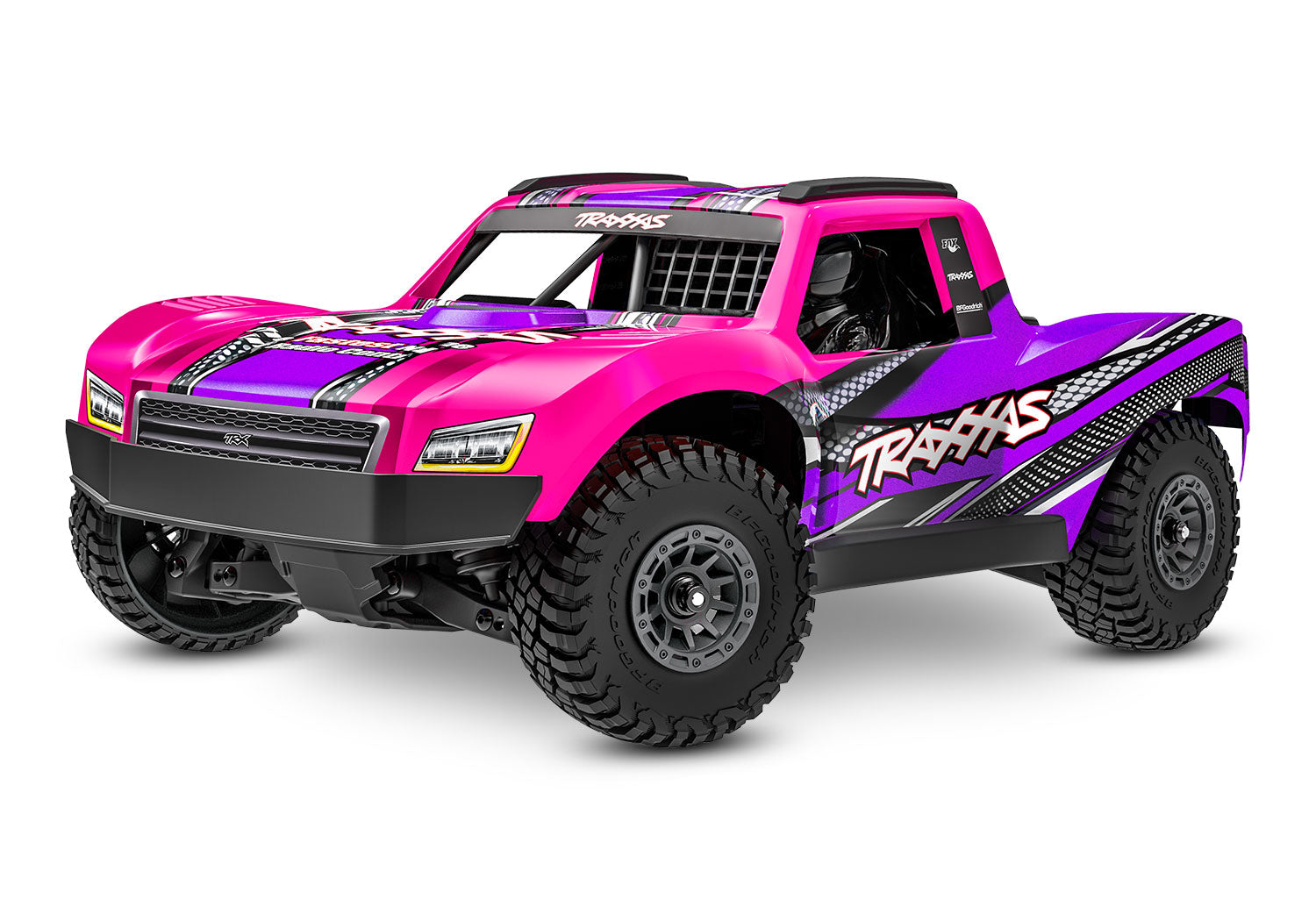 Traxxas Mini Slash® Brushless 1/16 4WD RTR Short Course Truck w/TQ™ 2.4Ghz Radio, Battery -  - Traxxas