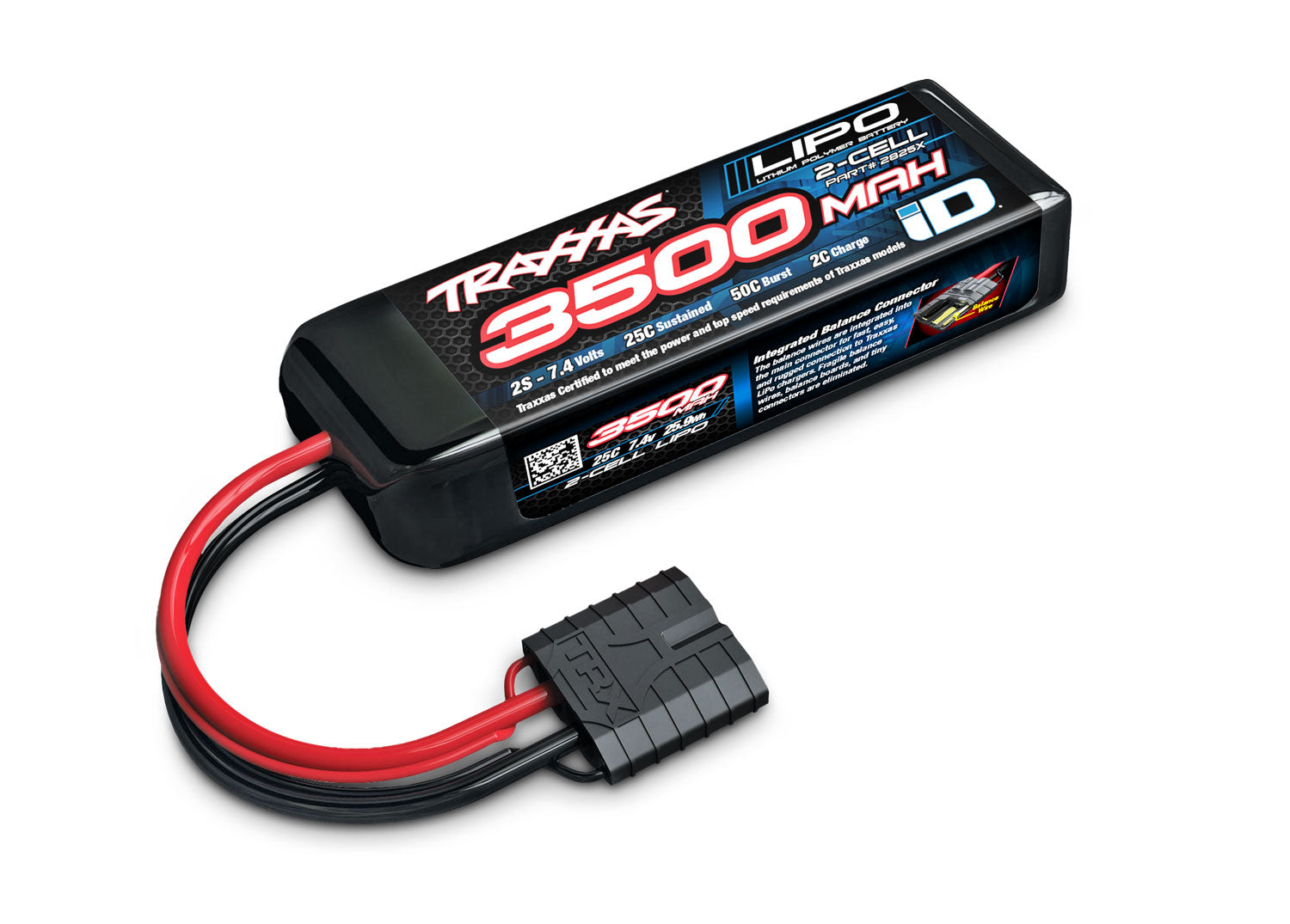 Traxxas 2S LIPO 3500MAH 7.4V 25C