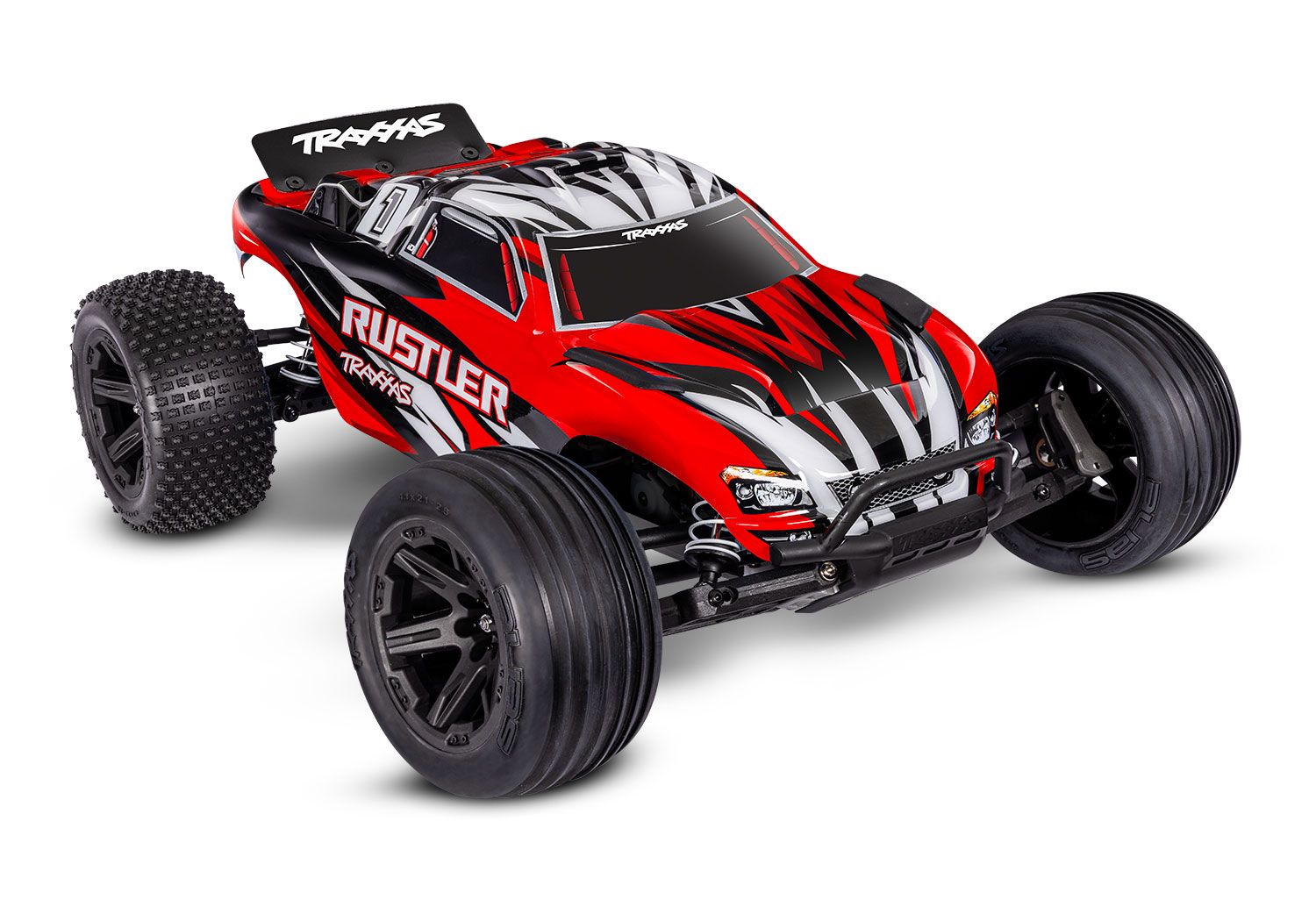 Traxxas Rustler HD 1/10 RTR 2WD Stadium Truck w/ USB-C Charger, XL-5 ESC