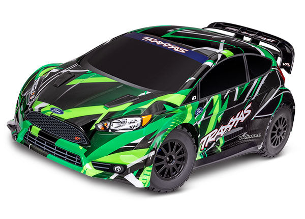 Traxxas  Ford® Fiesta® ST Rally VXL: 1/10 Scale Brushless Rally Racer with TQi™ Traxxas Link™ Enabled 2.4GHz Radio System & Traxxas Stability Management (TSM)®