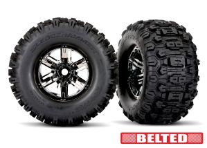 TRAXXAS T&W XMAXX BLK CHRM WHL MAXX AT