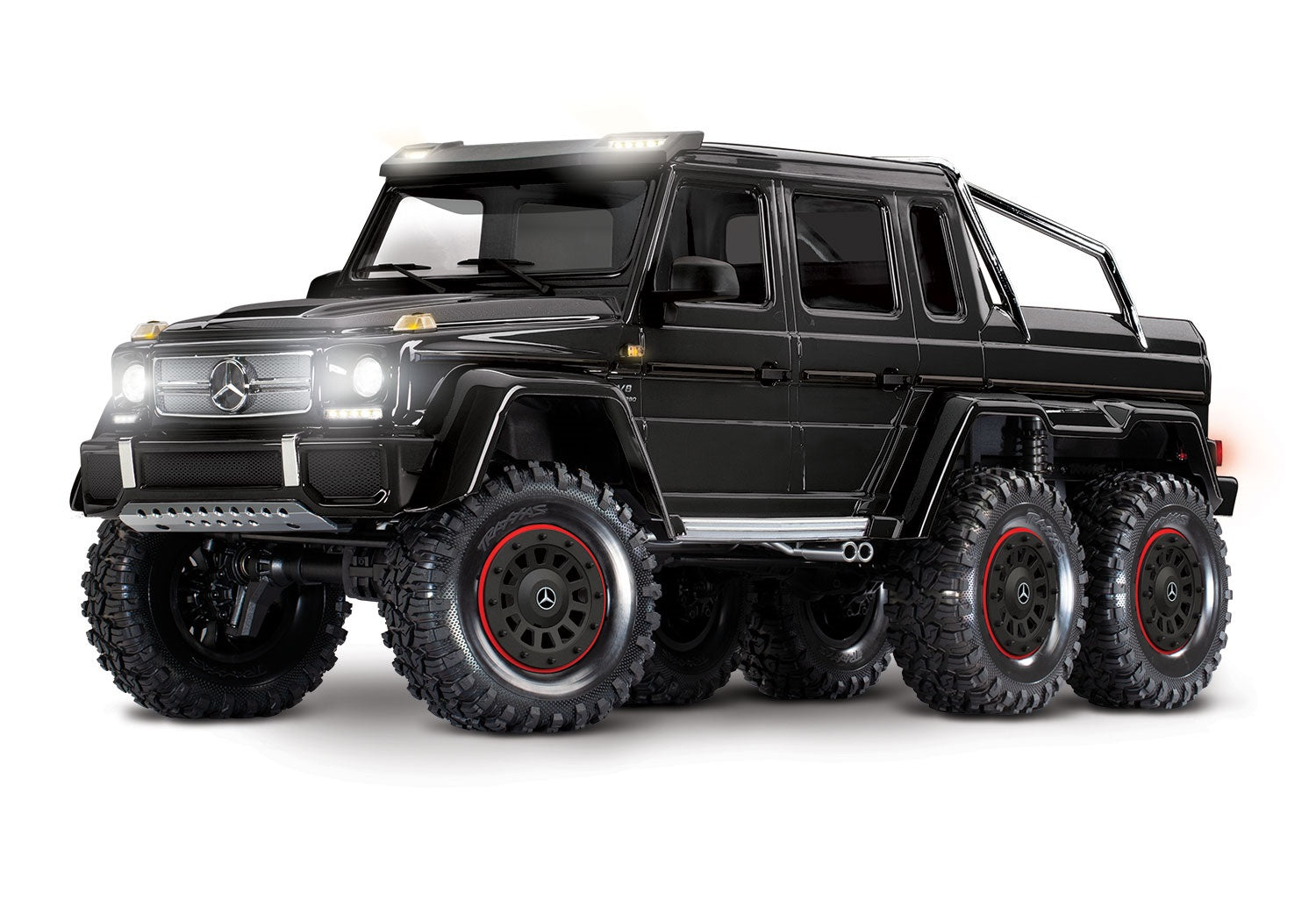 Traxxas TRX-6 1/10 6x6 Trail Crawler w/Mercedes-Benz G 63 AMG Clipless Body (Silver) w/TQi 2.4GHz Radio