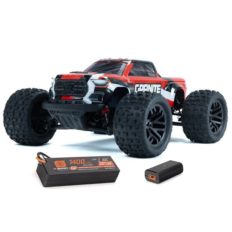 Arrma 1/18 GRANITE GROM MEGA 380 Brushed 4X4 Monster Truck RTR with Battery & Charger