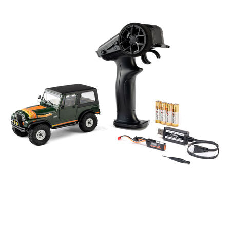 Axial 1/30 SCX30 Jeep CJ-7 Renegade 4X4 RTR Brushed Rock Crawler (Battery & Charger Included)