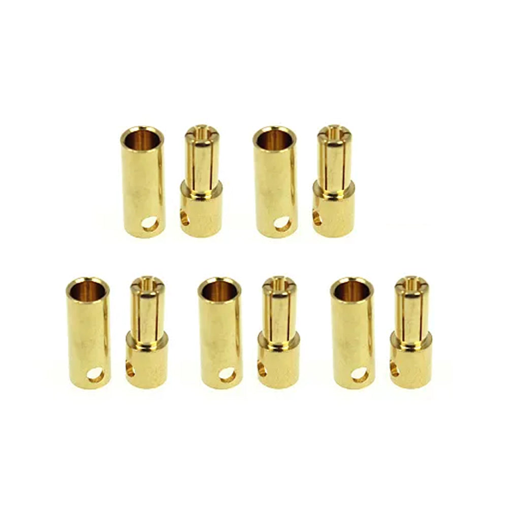 Common sence rc Bullet Connectors - 6.5mm - (5) Male, (5) Female