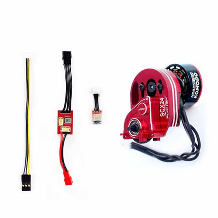 Furitek Mini Komodo Brushless Motor & MicroPython ESC Crawlmaster Combo (SCX24)