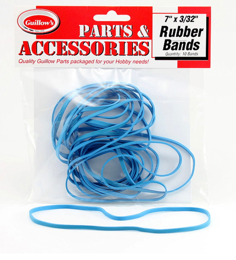 Guillow 7 x 3/32Rubber Bands (10)