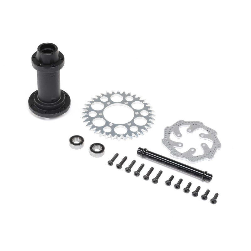 Losi Promoto-MX Complete Rear Hub Assembly