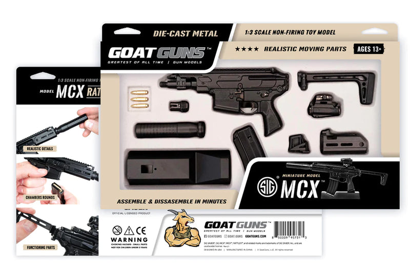 Goat Guns 1:3 Scale SIG MCX® Model - Black