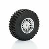 Pro-Line Flat Iron F/R Tires Mounted 12mm Hex Chrome Diablo (4) for Arrma Typhon Grom -  - Horizon Hobbies, Inc.
