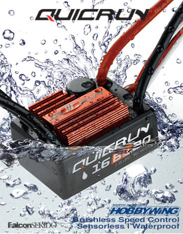 Hobbywing Quicrun WP-16BL30 Waterproof 1/18th Scale Brushless ESC