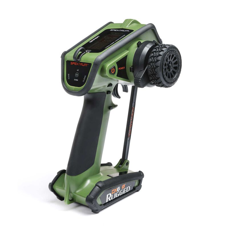 Spektrum DX6 Rugged 6-Channel DSMR Transmitter Only (Green)