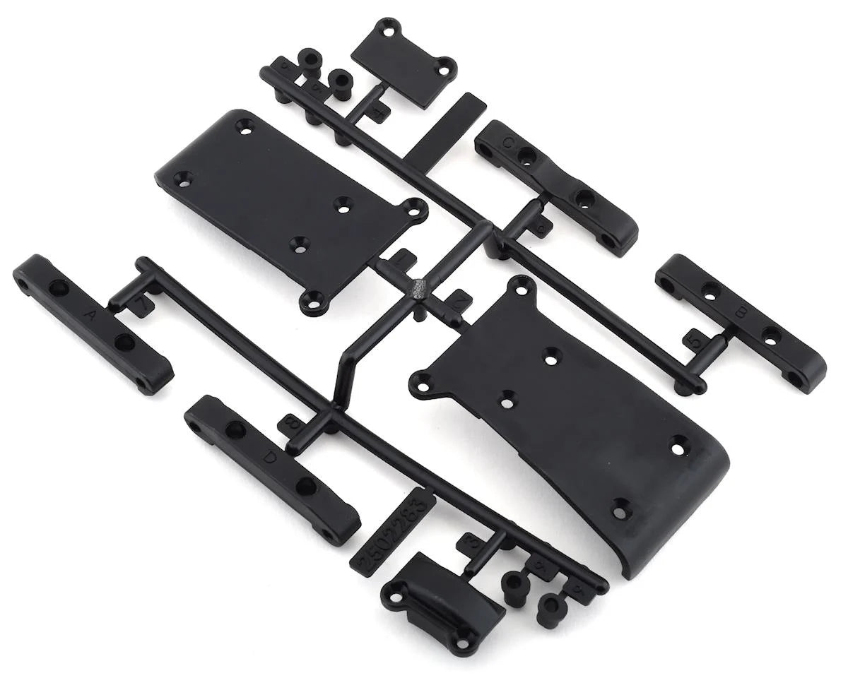 Team Associated Reflex 14B/14T Skid Plate & Arm Mount Set