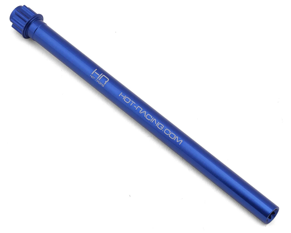 Hot Racing Aluminum Center Driveshaft for Traxxas® Mini Maxx® (Blue) -  - AMain Distributing