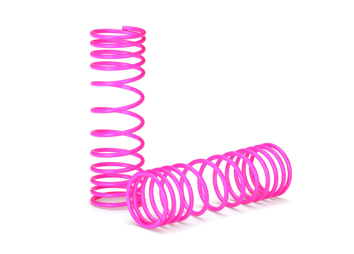 Traxxas SPRINGS FRNT PRGRSV RATE PINK -  - Traxxas