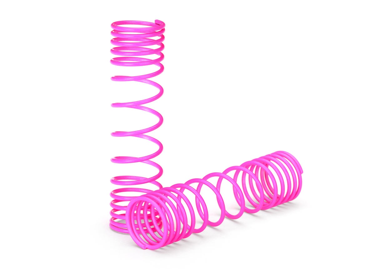 Traxxas SPRINGS REAR PRGRSV RATE PINK -  - Traxxas