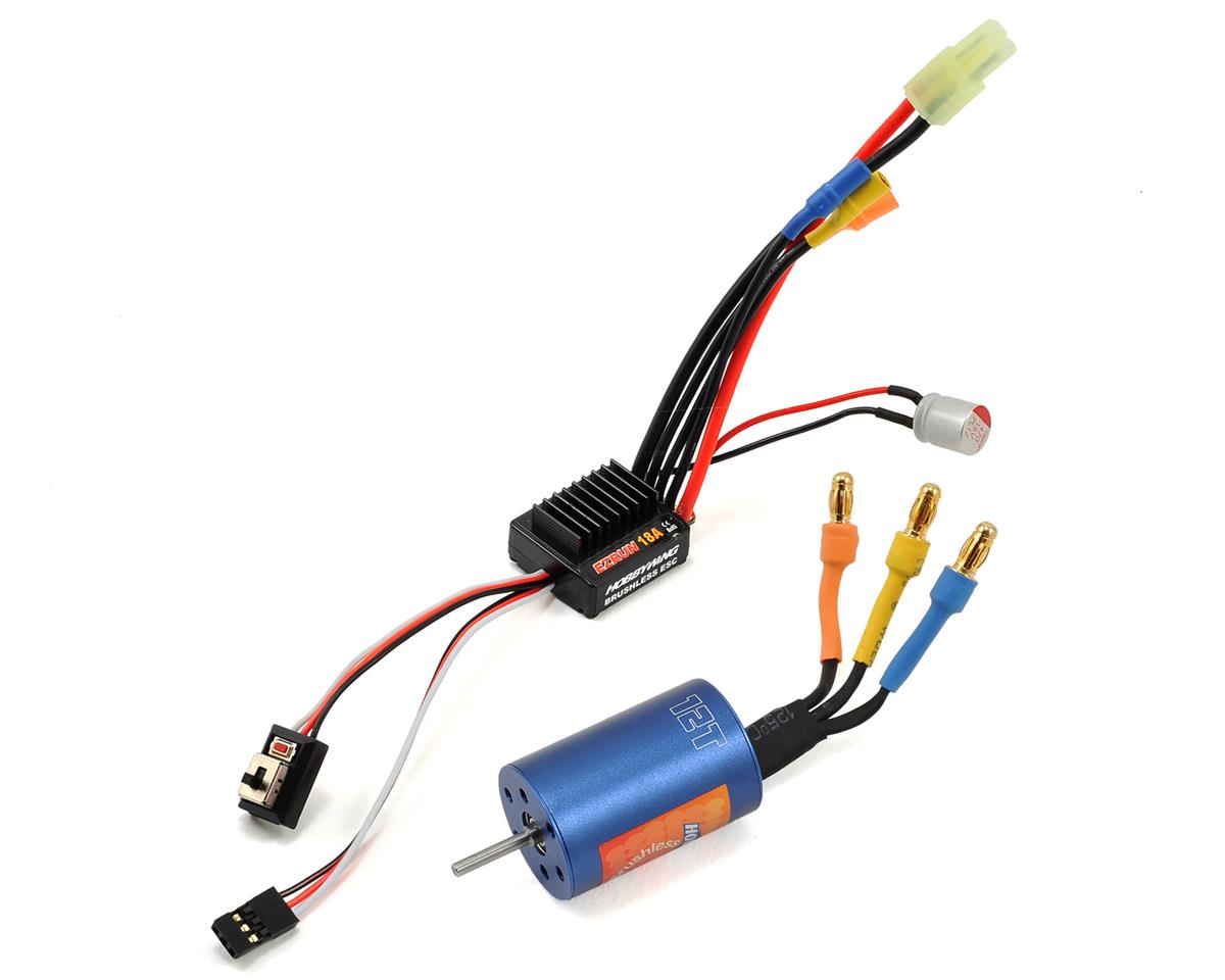 Hobbywing EZRun 18A Sensorless Brushless ESC/Motor Combo (12.0T/7800kV) w/Program Box