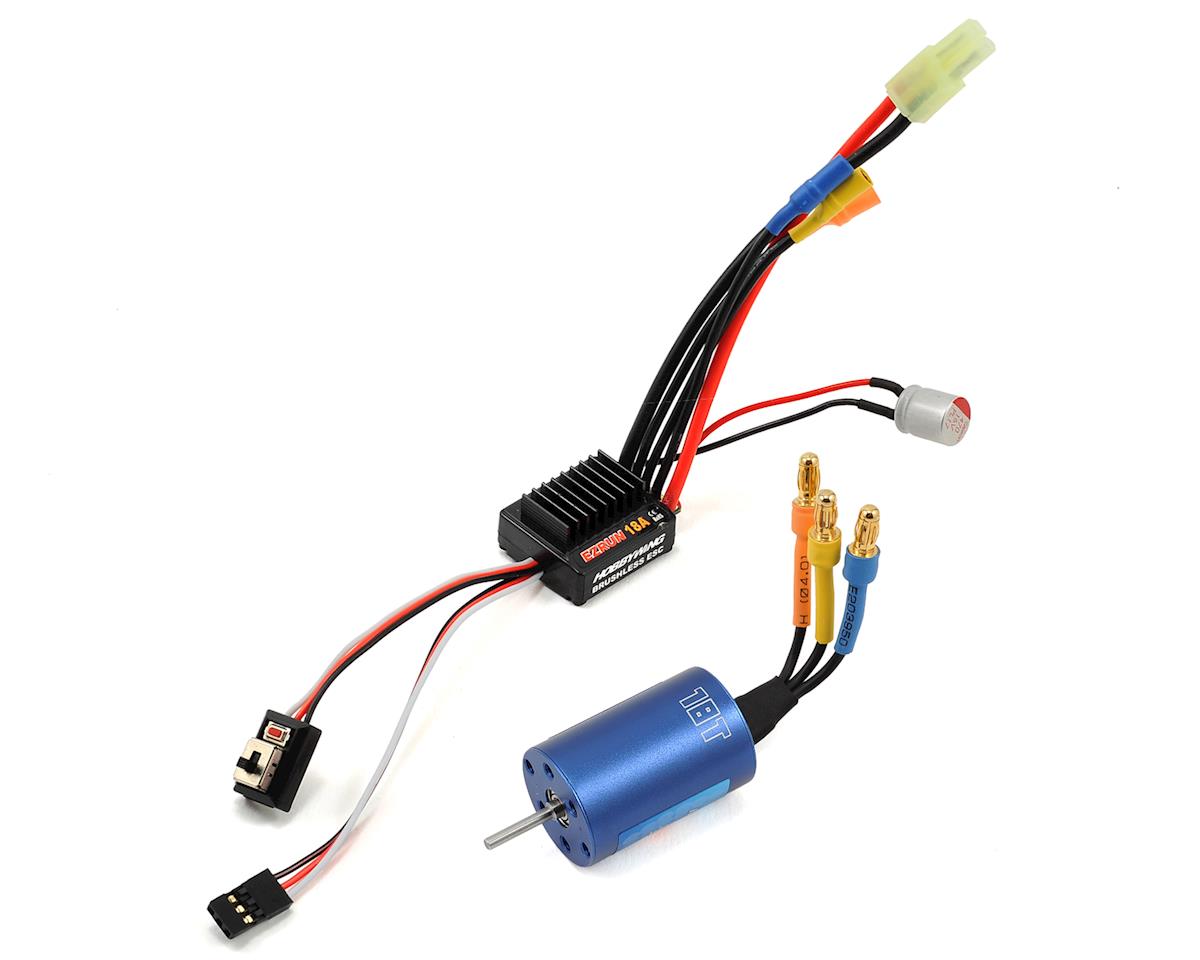 Hobbywing EZRun 18A Sensorless Brushless ESC/Motor Combo (18.0T/5200kV) w/Program Box