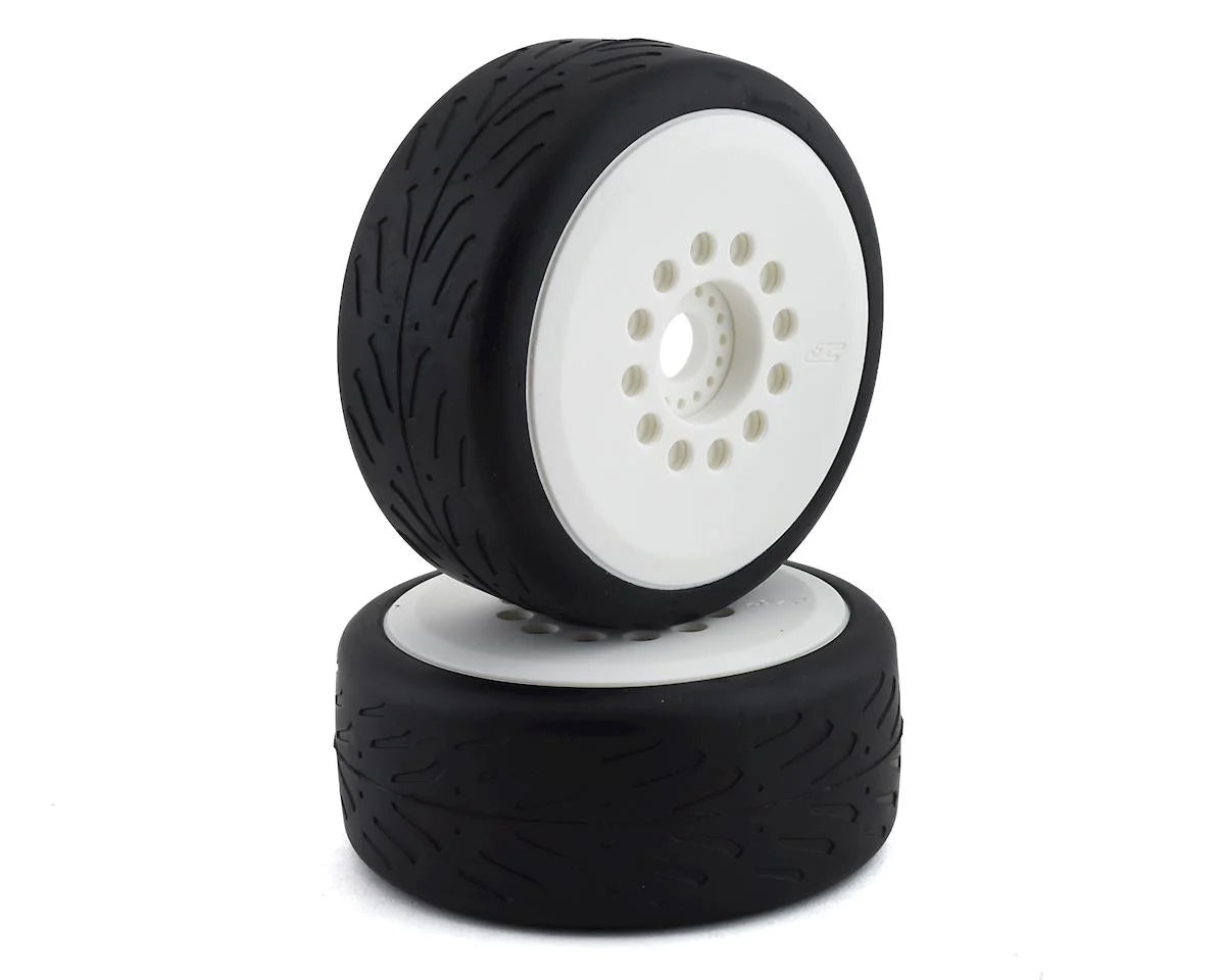 JConcepts Speed Claw Belted Tire Pre-Mounted w/Cheetah Speed-Run Wheel (Black) (2) -  - AMain Distributing