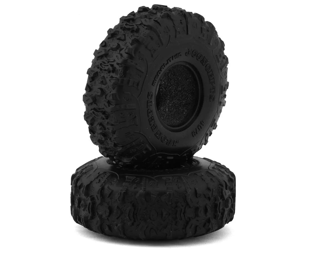 JConcepts Megalithic 1.0" Micro Crawler Tires (2) (63mm OD) (Green) -  - AMain Distributing