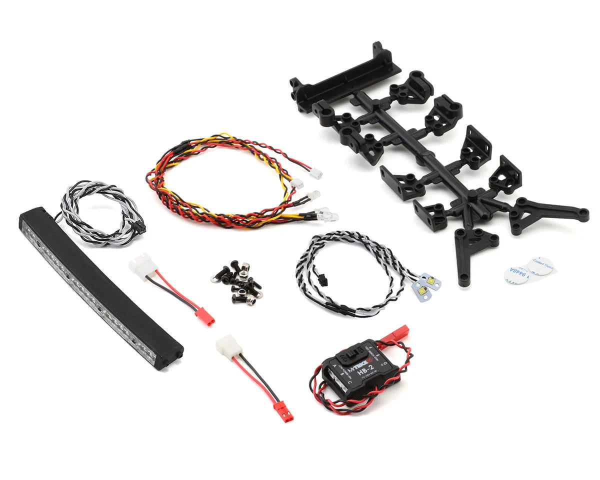 MyTrickRC Axial SCX10 III Jeep Wrangler LED Light Kit w/HB2 Light Controller
