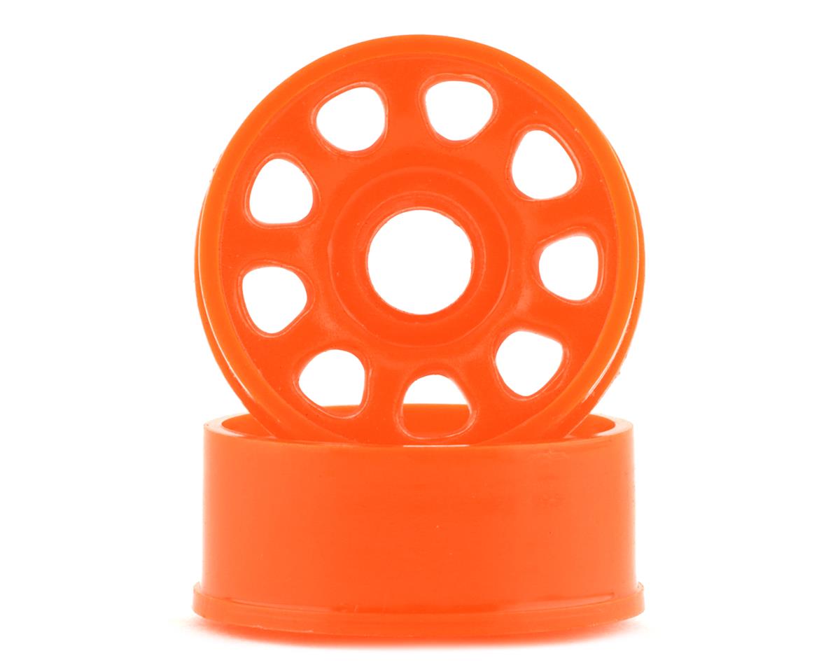 NEXX Racing Mini-Z 2WD 9 Spoke Front Rim (2) (Neon Orange)