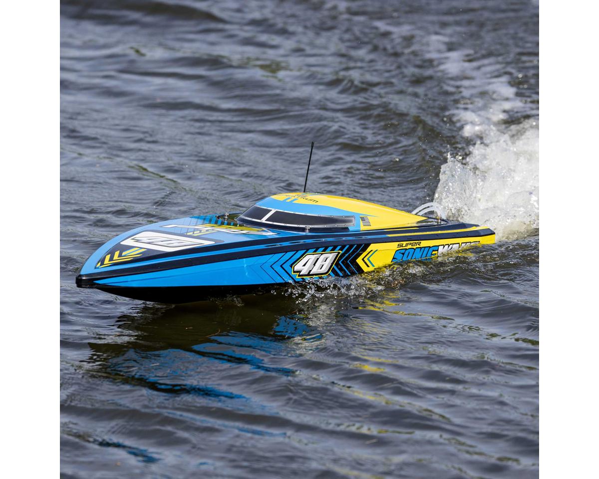 Pro Boat Super Sonicwake 48" 8S Brushless Deep-V RTR Self-Righting Boat w/DX3 2.4GHz Radio