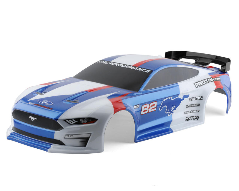Protoform 2021 Ford Mustang Pre-Painted 1/8 On-Road Body (Blue) (3S/Mega Vendetta & Infraction)