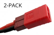 Common Sense RC Red Adapter for Deans-type batteries to popular RC vehicles(2)