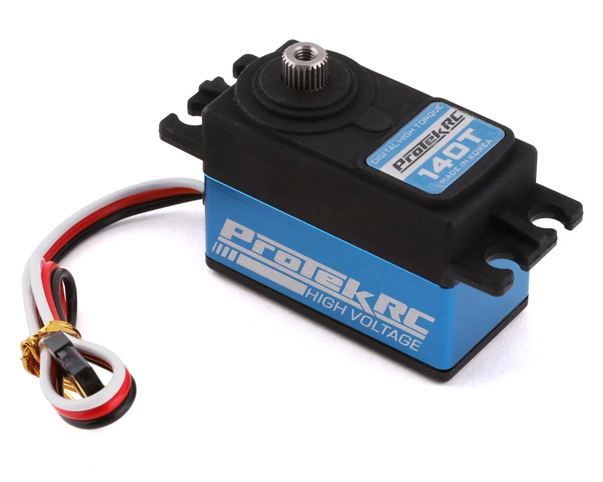 ProTek RC 140T Low Profile High Torque Metal Gear Servo (High Voltage) -  - AMain Distributing
