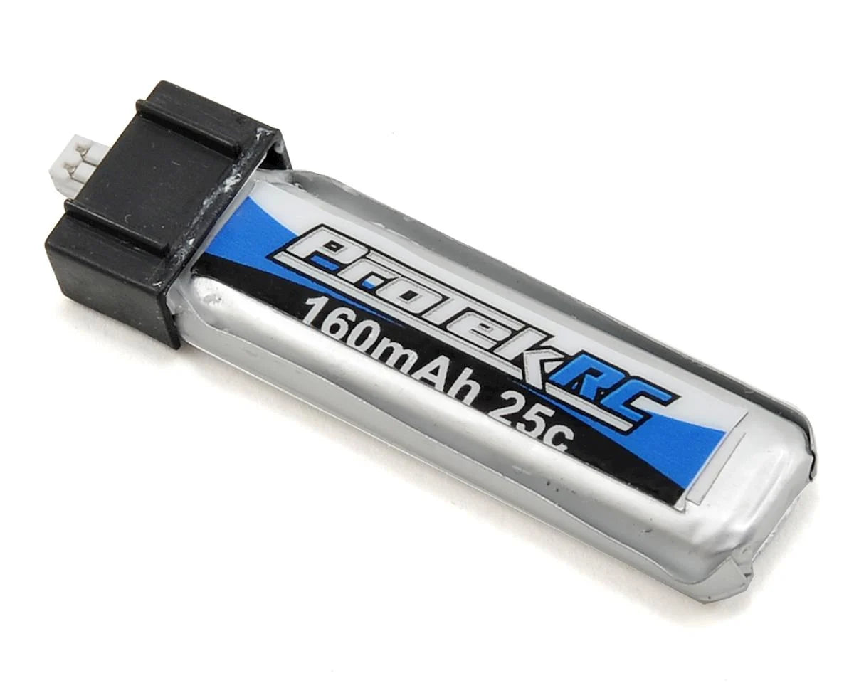 ProTek RC 1S High Power Micro Heli/Airplane 25C LiPo Battery (3.7V/160mAh) -  - AMain Distributing