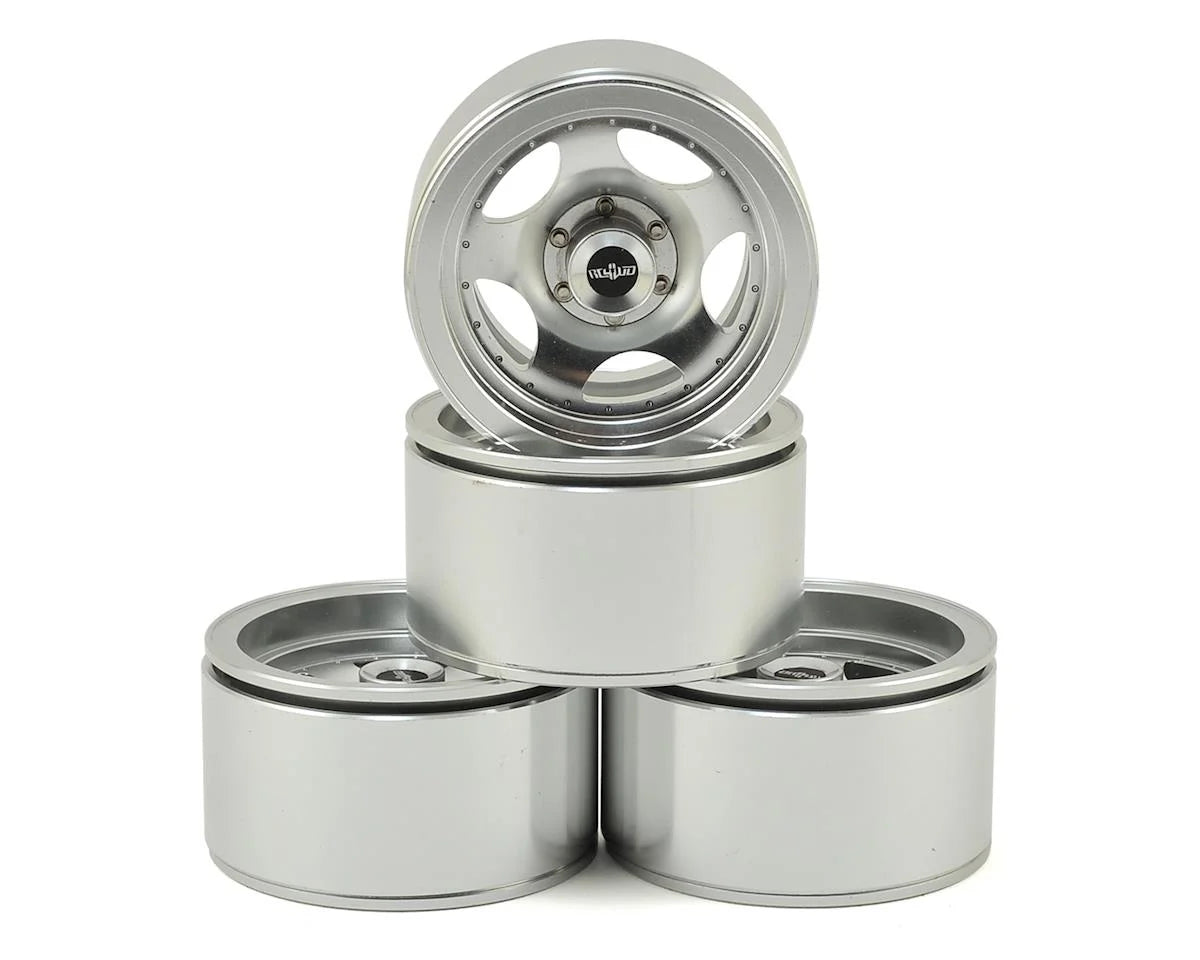 RC4WD Breaker 1.9" Aluminum Beadlock Wheels (Silver) (4)