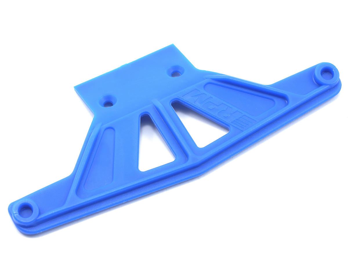 RPM Traxxas Rustler/Stampede Wide Front Bumper (Blue)