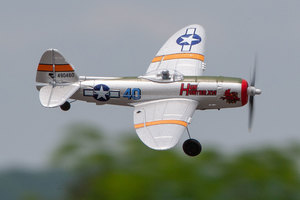 RAGE RC P-47 Thunderbolt Micro RTF Airplane with PASS (Pilot Assist Stability Software)