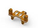 HPI Racing Aluminum Steering Servo Mount (Orange), for Venture18 -  - HRP Distributing, Inc.
