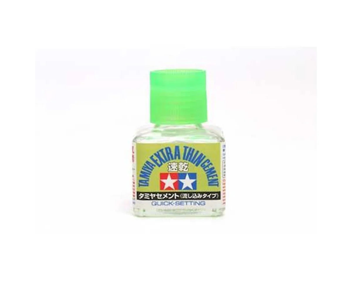 Tamiya Extra-Thin Quick-Setting Cement (40ml) -  - AMain Distributing