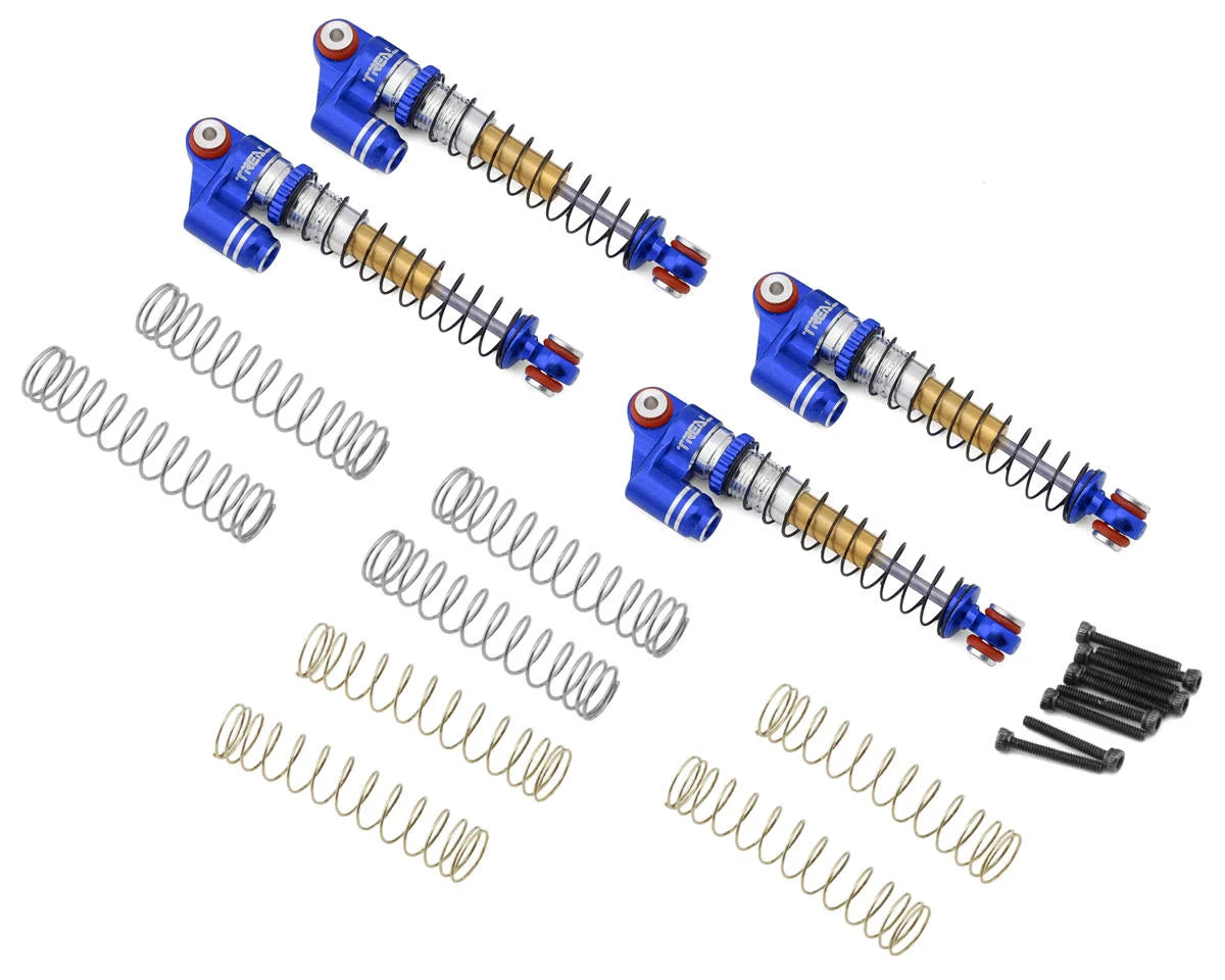 Treal Hobby Axial SCX24 Aluminum Long Travel Threaded Shocks (4) (43mm)