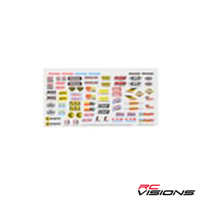 Traxxas Racing Sponsors Decal Sheet