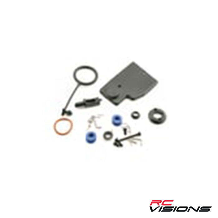 Traxxas Revo Fuel Tank Rebuild Kit (includes: mounting post, grommets (2), tank guard, mount)